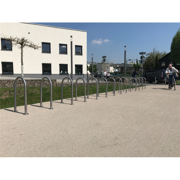 Stainless steel hoop |  48 mm | for casting in concrete | without cross bar | total width 800 mm | for casting in concrete